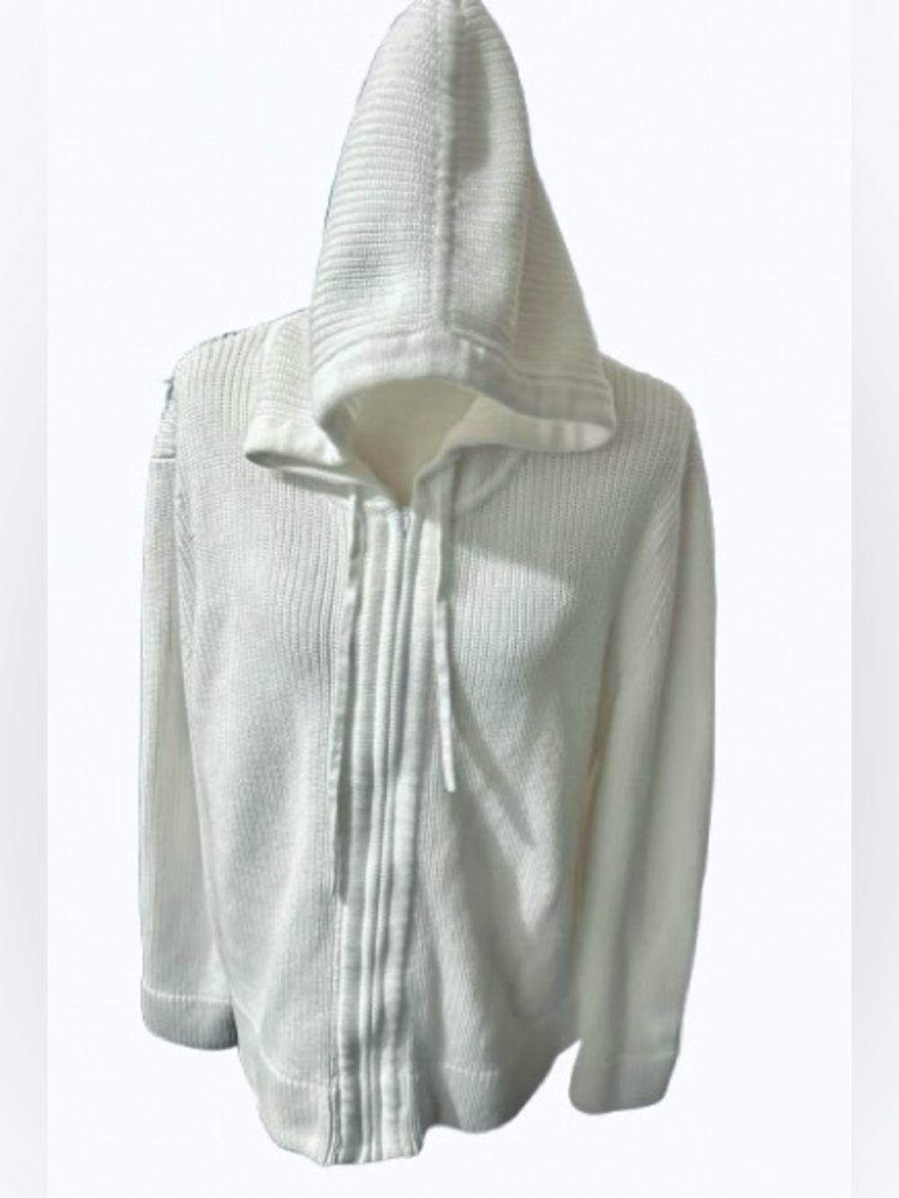 Cotton Fisherman Hoodie Supima Cotton PURA CASHMERE Extra Large Hoodie Cardigan